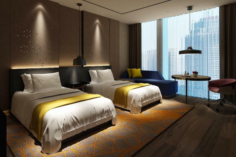 Grand Skylight International Hotel Haoyue Shenzhen Baoan Int'L Exhibition Center מראה חיצוני תמונה