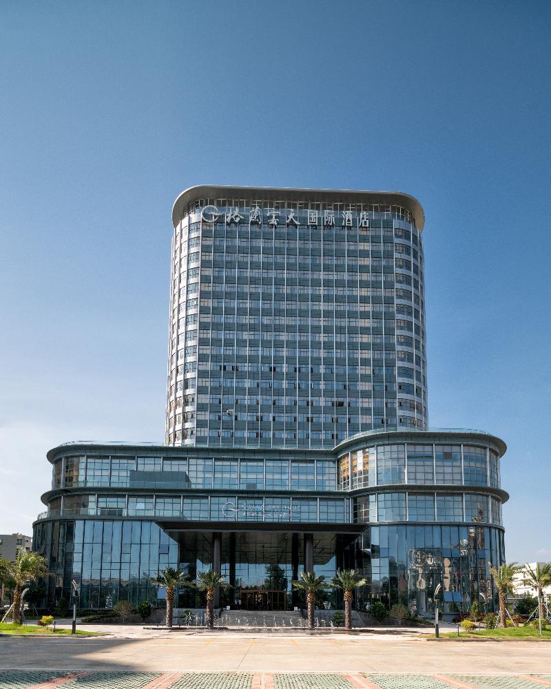 Grand Skylight International Hotel Haoyue Shenzhen Baoan Int'L Exhibition Center מראה חיצוני תמונה